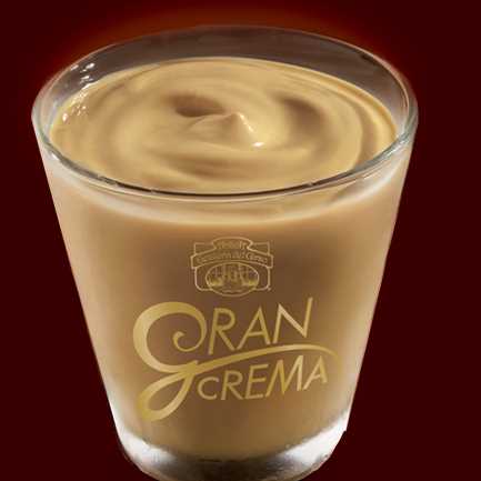 Busta per crema di gelato al caffè ottenuto dal mantecato di Antica Gelateria del Corso.