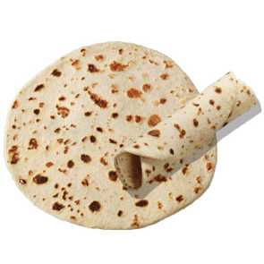 Classica ricetta della piadina. Diametro: 26 cm