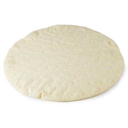 Base per pizza senza glutine precotta surgelata. Imbustata singolarmente