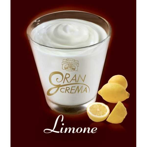 Busta per crema di gelato al limone ottenuto dal mantecato di Antica Gelateria del Corso.